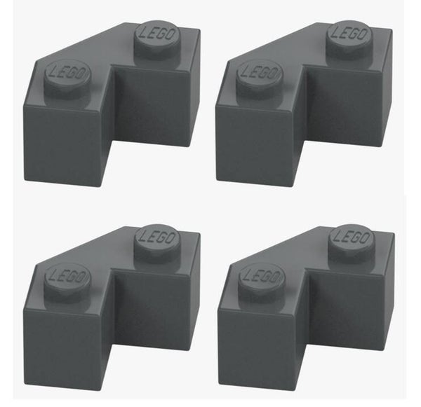 LEGO® 4x Winkelstein Eckstein 2x2 45° Dunkelgrau 87620 4624186 Dark Stone Grey
