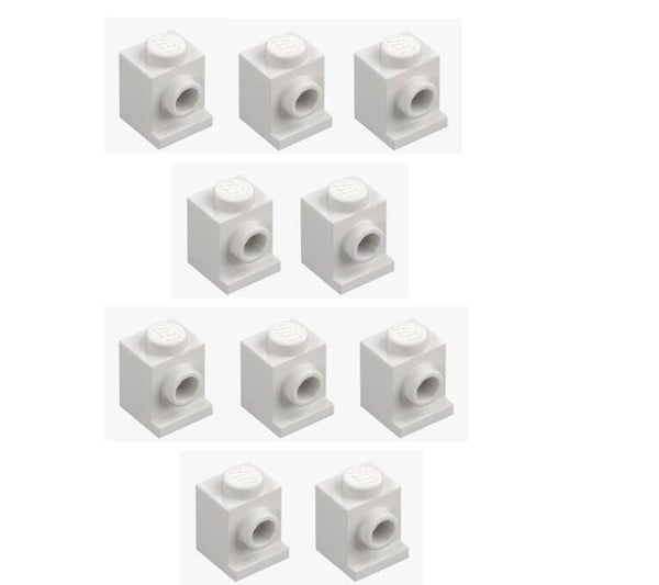 LEGO® 10x Konverterstein 1x1 Weiß 4070 Angular Brick SNOT Stein 407001 Brick