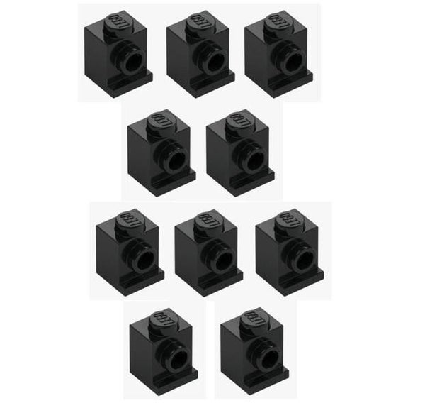 LEGO® 10x Konverterstein 1x1 Schwarz 4070 Angular Brick SNOT 407026 Brick Neu
