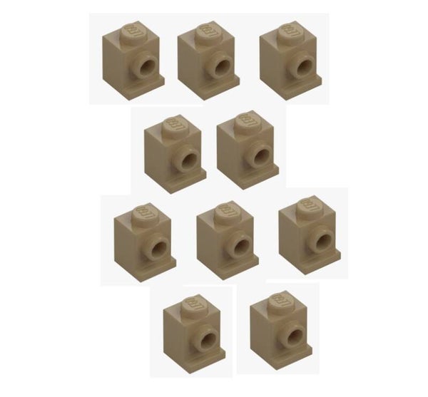 LEGO® 10x Konverterstein 1x1 Sand Yellow Dark Tan 4070 6273590 Neu Beige Brick