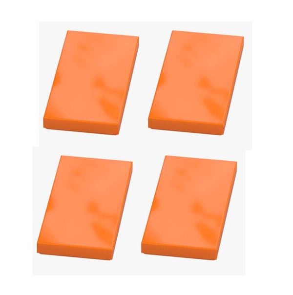 LEGO® 4x Fliese 2x4 Orange Bright Orange 87079 4648853 Neu Flat Tile Neu