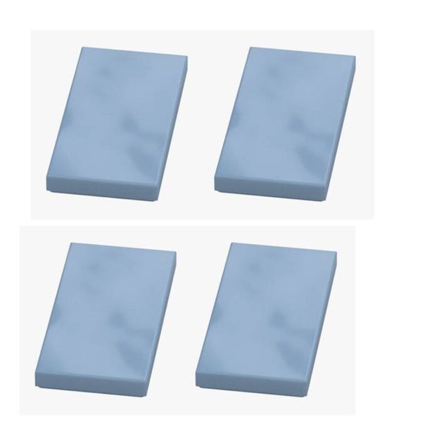 LEGO® 4x Fliese 2x4 Sand Blue Sandblau 87079 6124349 Neu Flat Tile MOC glatte