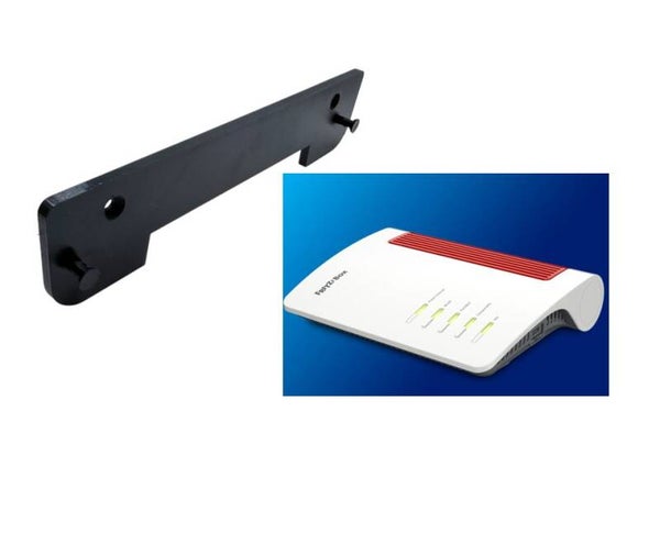 Wandhalterung für AVM FRITZ!Box 4690 Router Halter einfache Wandmontage Schwarz