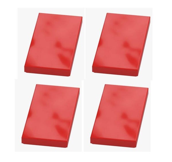 LEGO® 4x Fliese 2x4 Rot Bright Red 87079 4560179 Flat Tile glatte Fliesen NEU