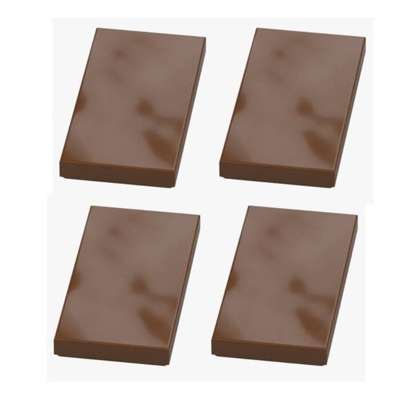 LEGO® 4x Fliese 2x4 Rotbraun Reddish Brown 87079 4579690 Flat Tile Neu