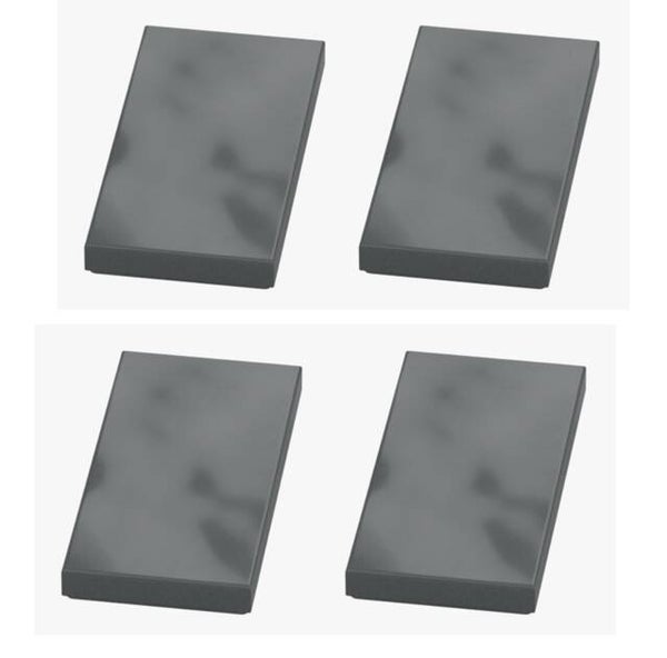 LEGO® 4x Fliese 2x4 Dunkelgrau Dark Stone Grey 87079 4560184 Flat Tile Neu