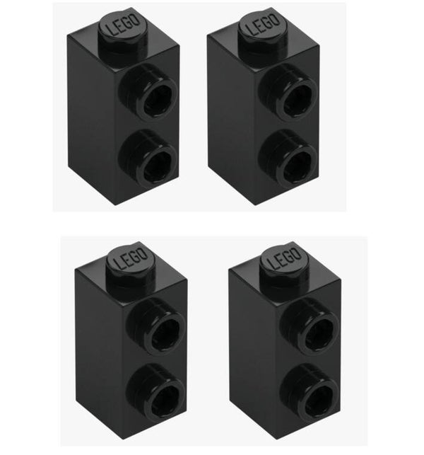 LEGO® 4x Konverter Stein 1x1x1 2/3 Schwarz 32952 6228987 SNOT Baustein Black
