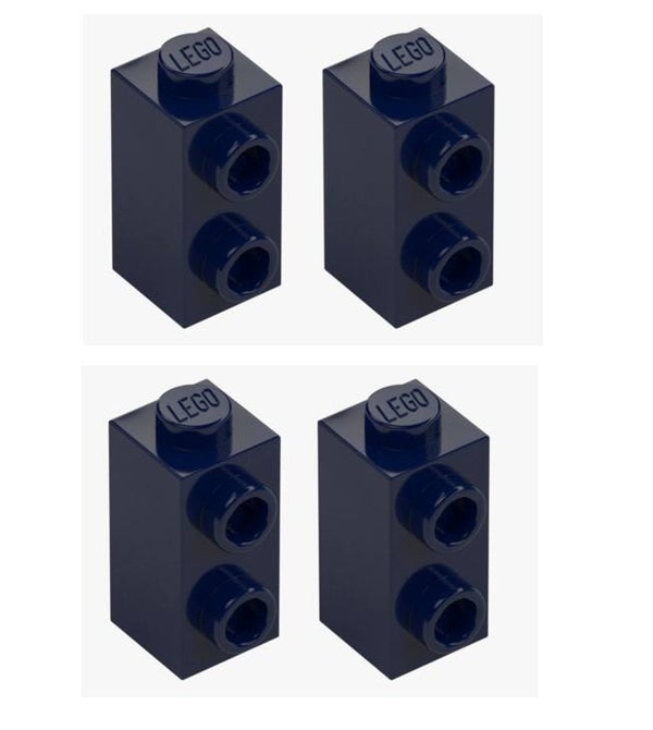 LEGO® 4x Konverter Stein 1x1x1 2/3 Dunkelblau 32952 6253883 SNOT Earth Blue