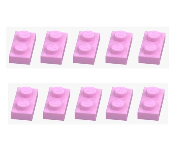 LEGO® 10x Platte 1x2 Light Purple Rosa 3023 4654128 Original Neu Plate