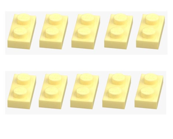 LEGO® 10x Platte 1x2 Cool Yellow Hellgelb 3023 6201647 Original Neu Plate