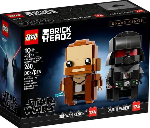 Lego® Star Wars™ BrickHeadz "Obi-Wan-Kenobi™ & Darth Vader™" Set 40547