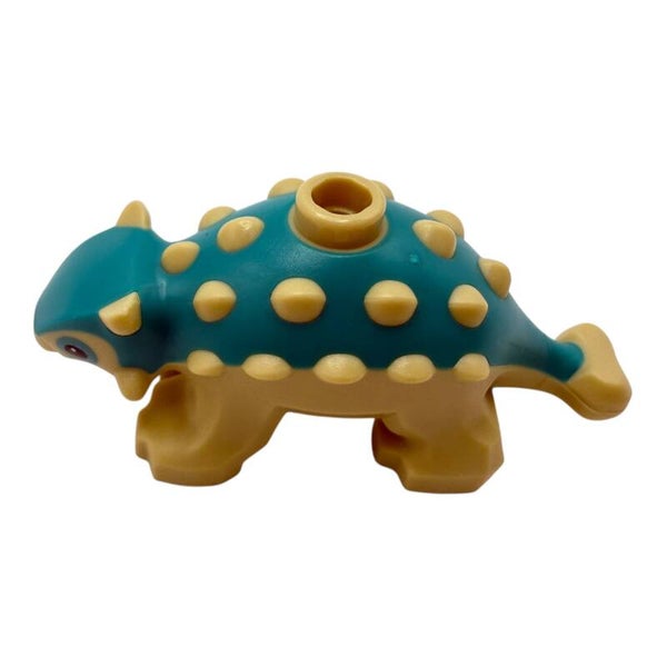 LEGO® Ankylosaurus Dinosaurier Figur Grün Tan gepanzert Tier Neu Jurassic World