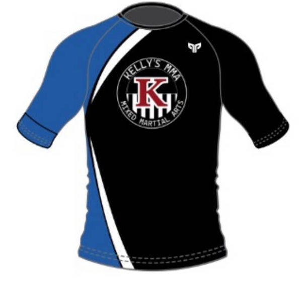 BJJ Ranked Rashguard - Blue