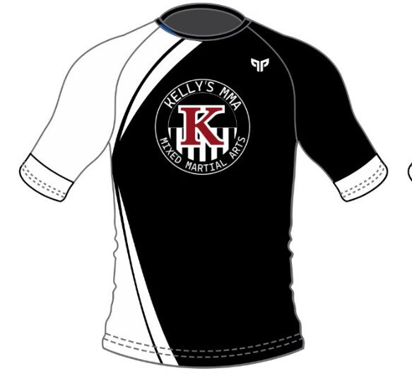 BJJ Ranked Rashguard - White