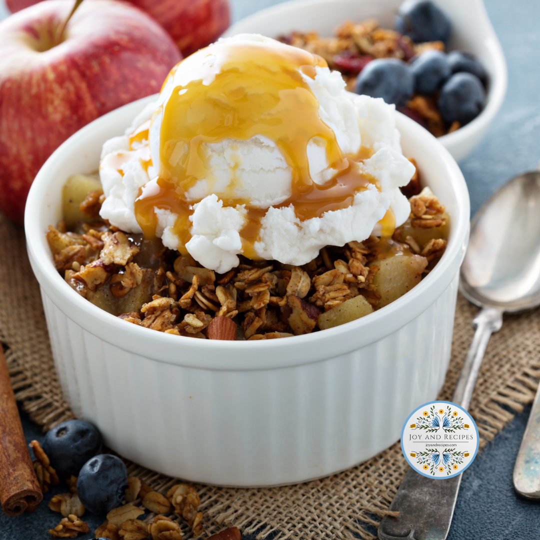 Individual Apple Crisps Joy and Recipes