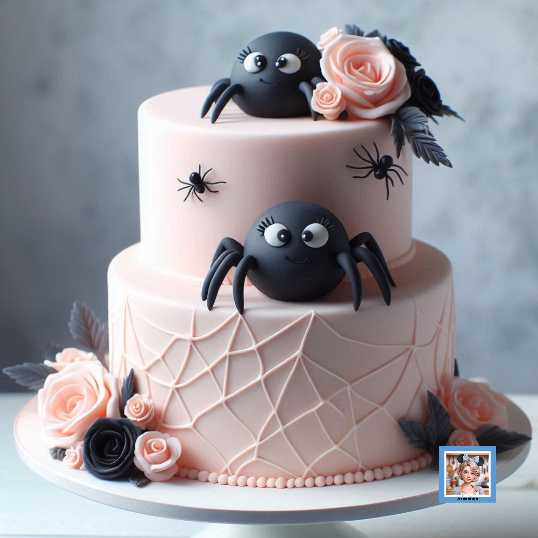 Cute Spider Cake Design with AI Joy and Recipes