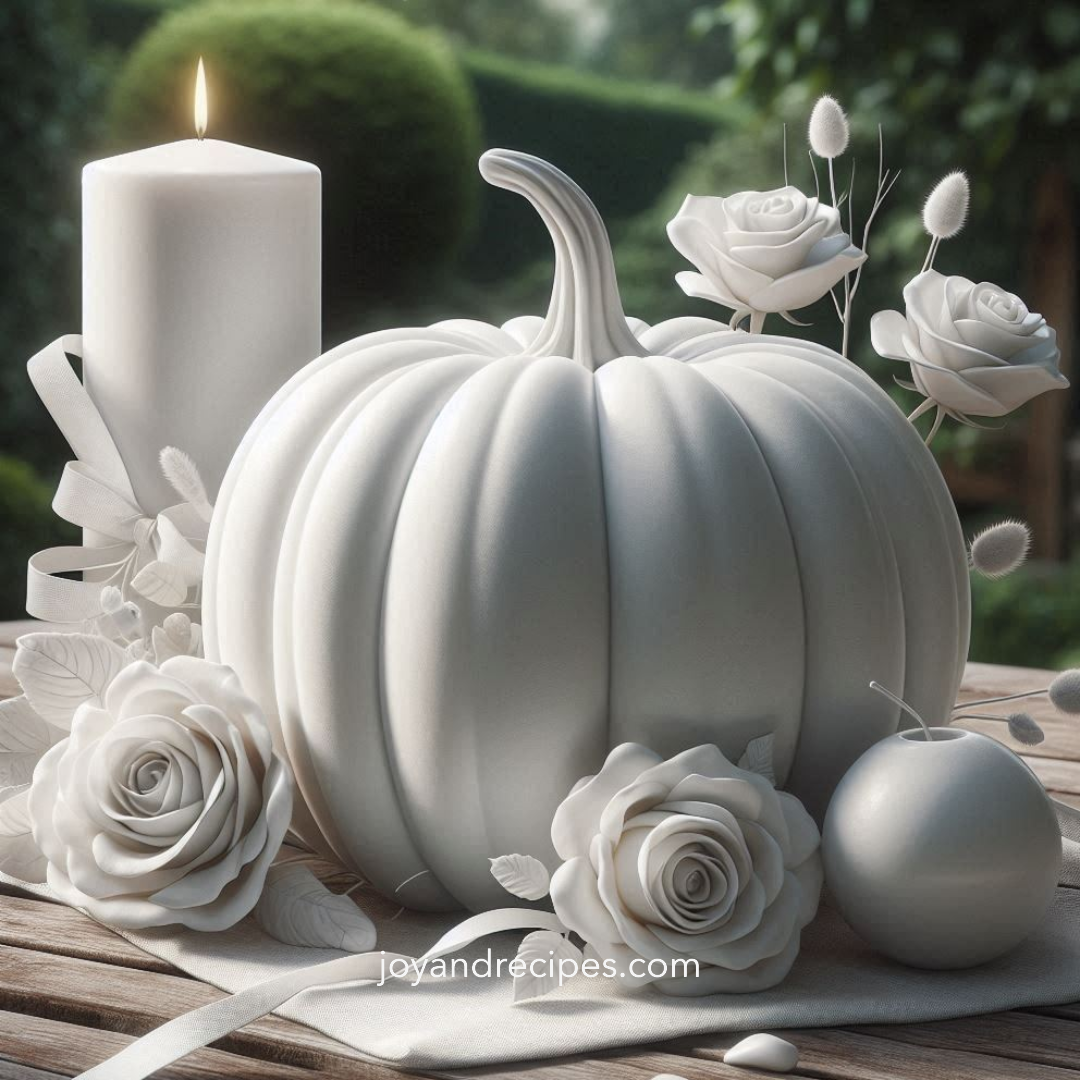 The Meaning Behind the White Pumpkin A Symbol of Remembrance / AI DIY