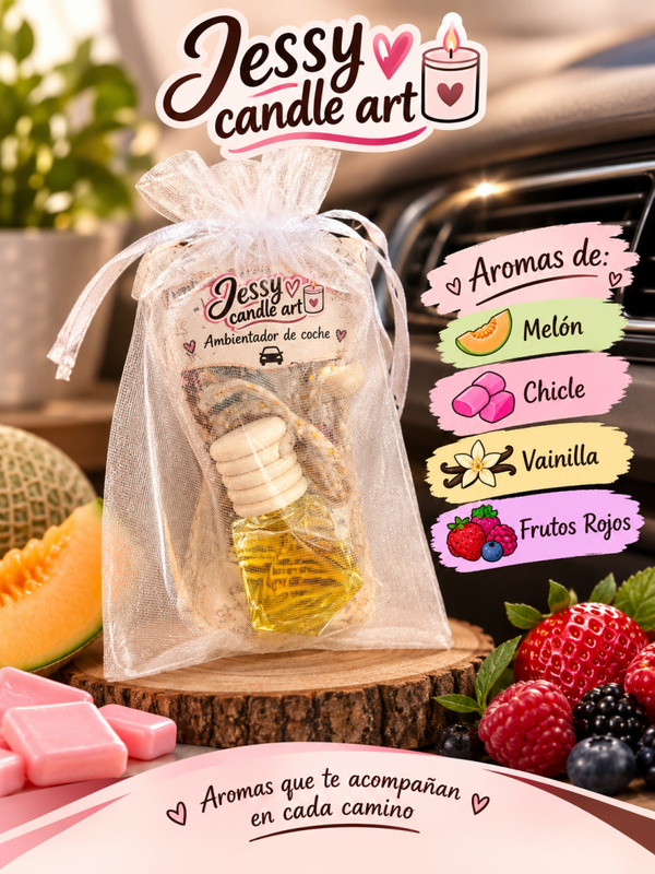 Ambientador coche Aroma a Elegir