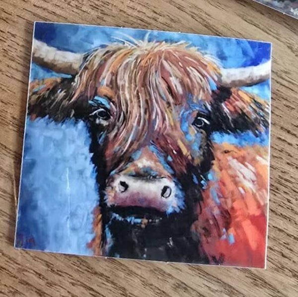 Luxe Contour Art-Sticker - Highlander - 67x61mm