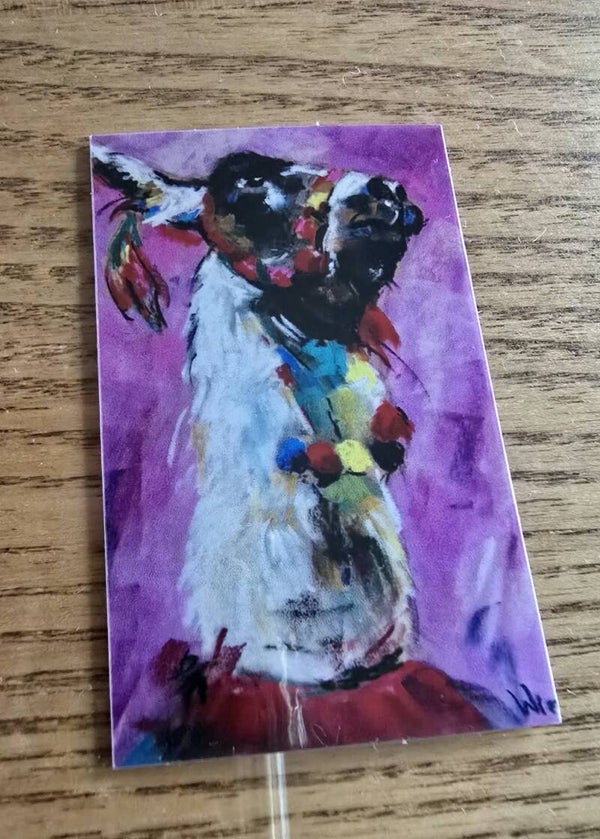 Luxe Contour Art-Sticker - Lama - 38x61mm