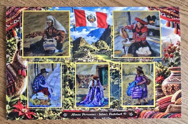 Exclusief 'Almas Peruanas' Stickervel (5 stickers - 216x140mm)