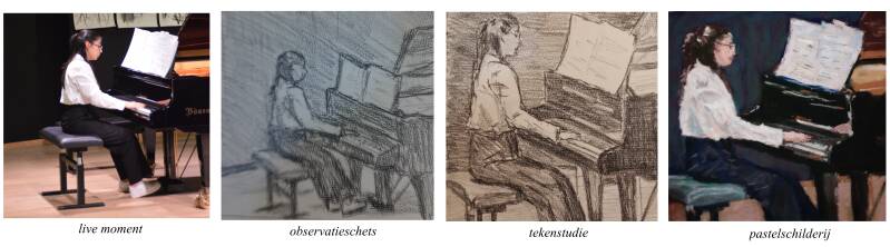 Compositiefoto: van referentie, observatie naar eindresultaat