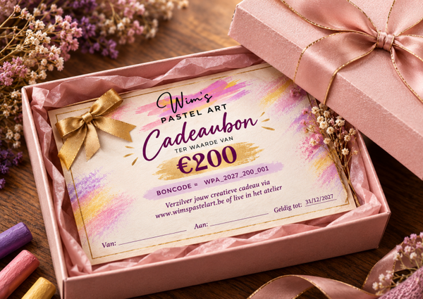 Gouden VIP Cadeaubox – €200 – De Ultieme Pastelbelevenis