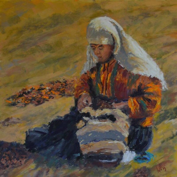 print - Peruaanse aardappelraapster - 15x15cm
