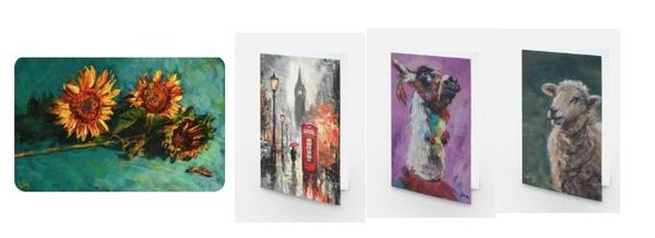 Wenskaarten (pakket van 4)