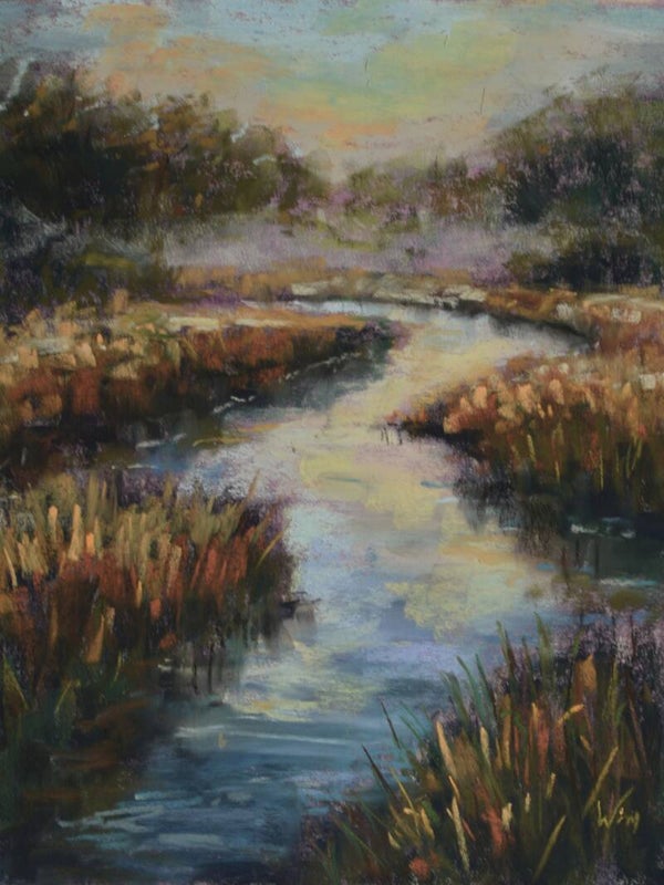 print - rivierlandschap - 13x18cm