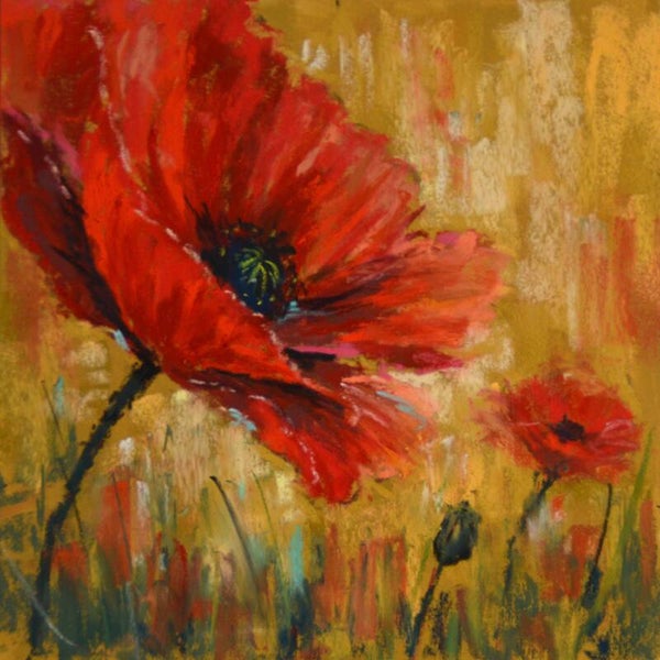 print - papaver -  15x15cm