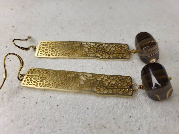 Rookkwarts oorhangers