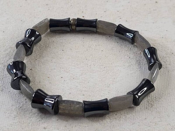 Labradoriet en hematiet