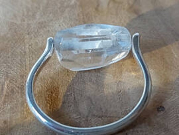 Bergkristal ring