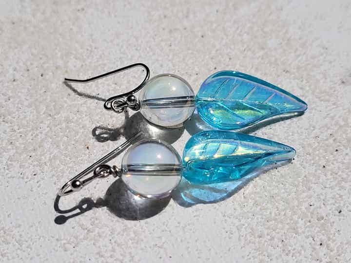 Angel aura oorbellen