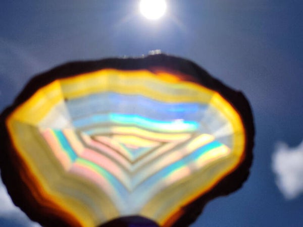 Iris agaat of regenboog agaat