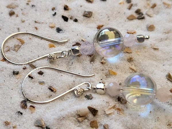Angel aura kwarts met morganiet