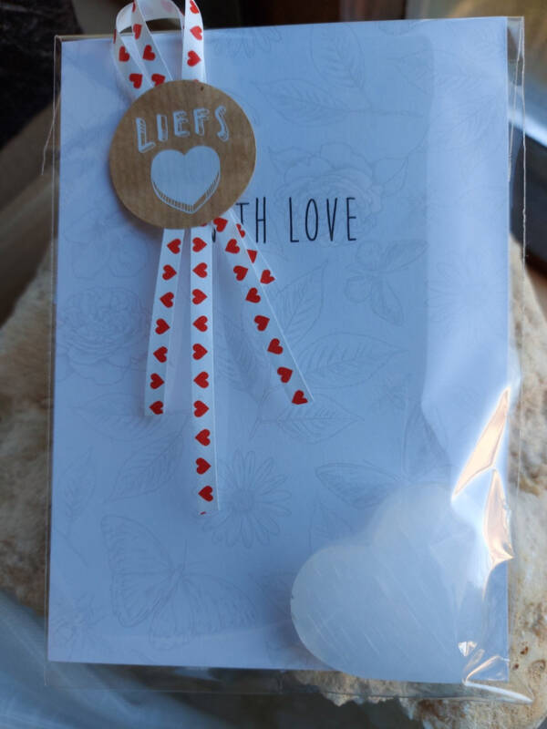 Seleniet hart met kaart