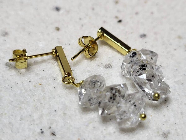 herkimer diamantjes oorstekers