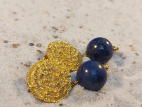 Lapis Lazuli oorstekers