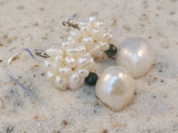 Zoetwaterparels met apatiet