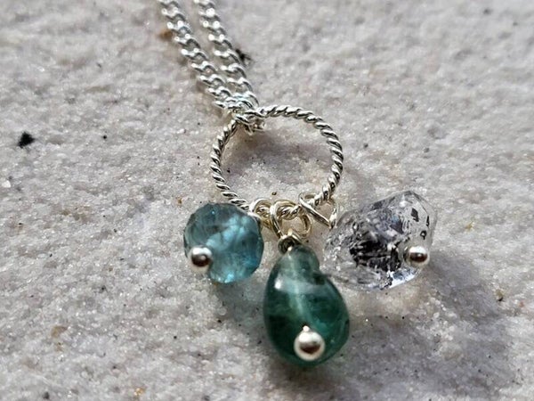 Herkimer en apatiet ketting