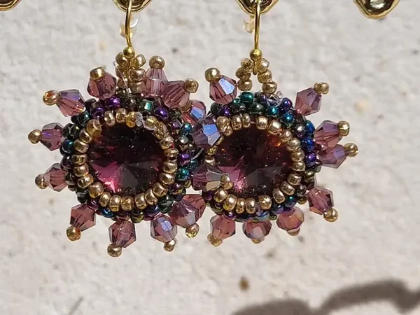 Prachtige kraaltjes oorbellen