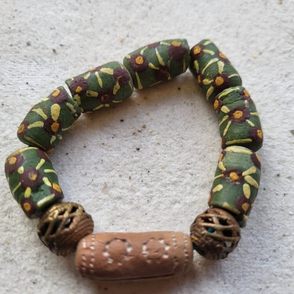 Glaskralen uit Ghana