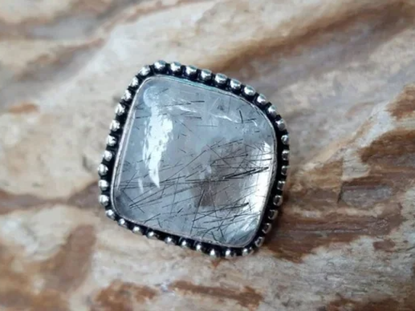 Toermalijn kwarts ring