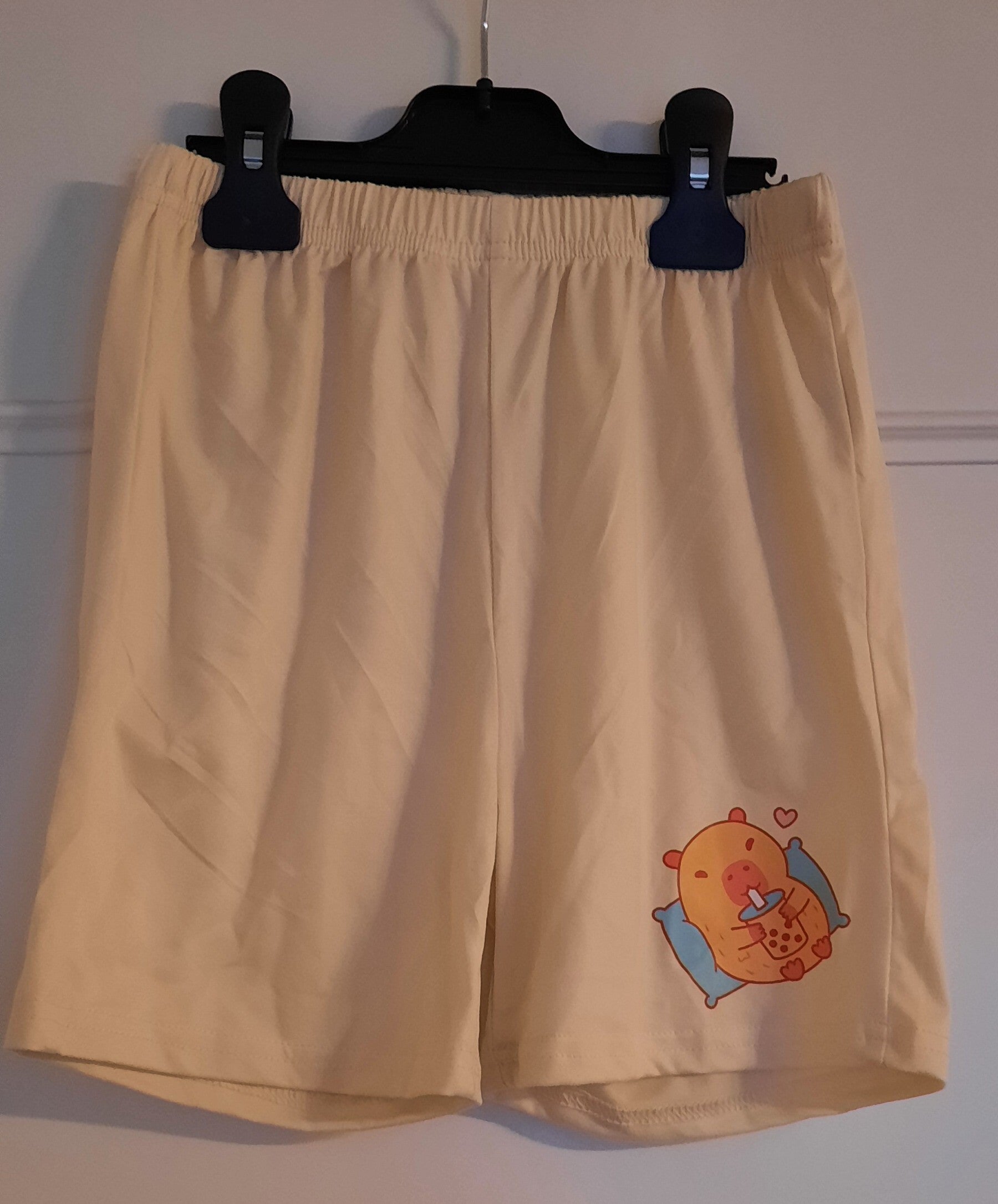 Korte broek geel Capybara