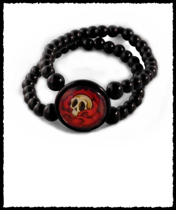 Bracelet small Roseskull