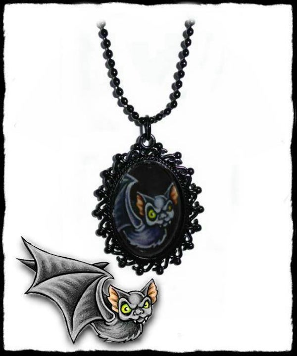 Necklace Bat black