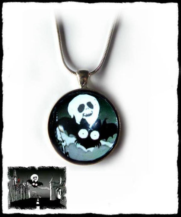 Necklace round large When the Moon