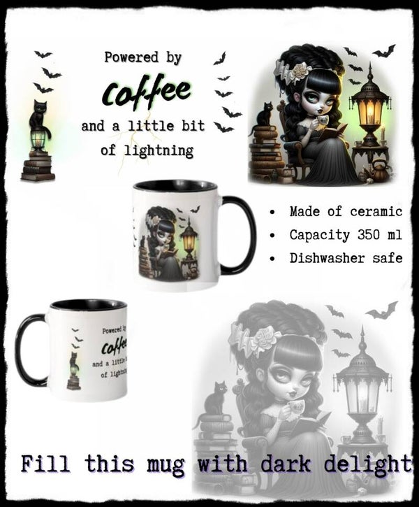 Mug: Powered by coffee